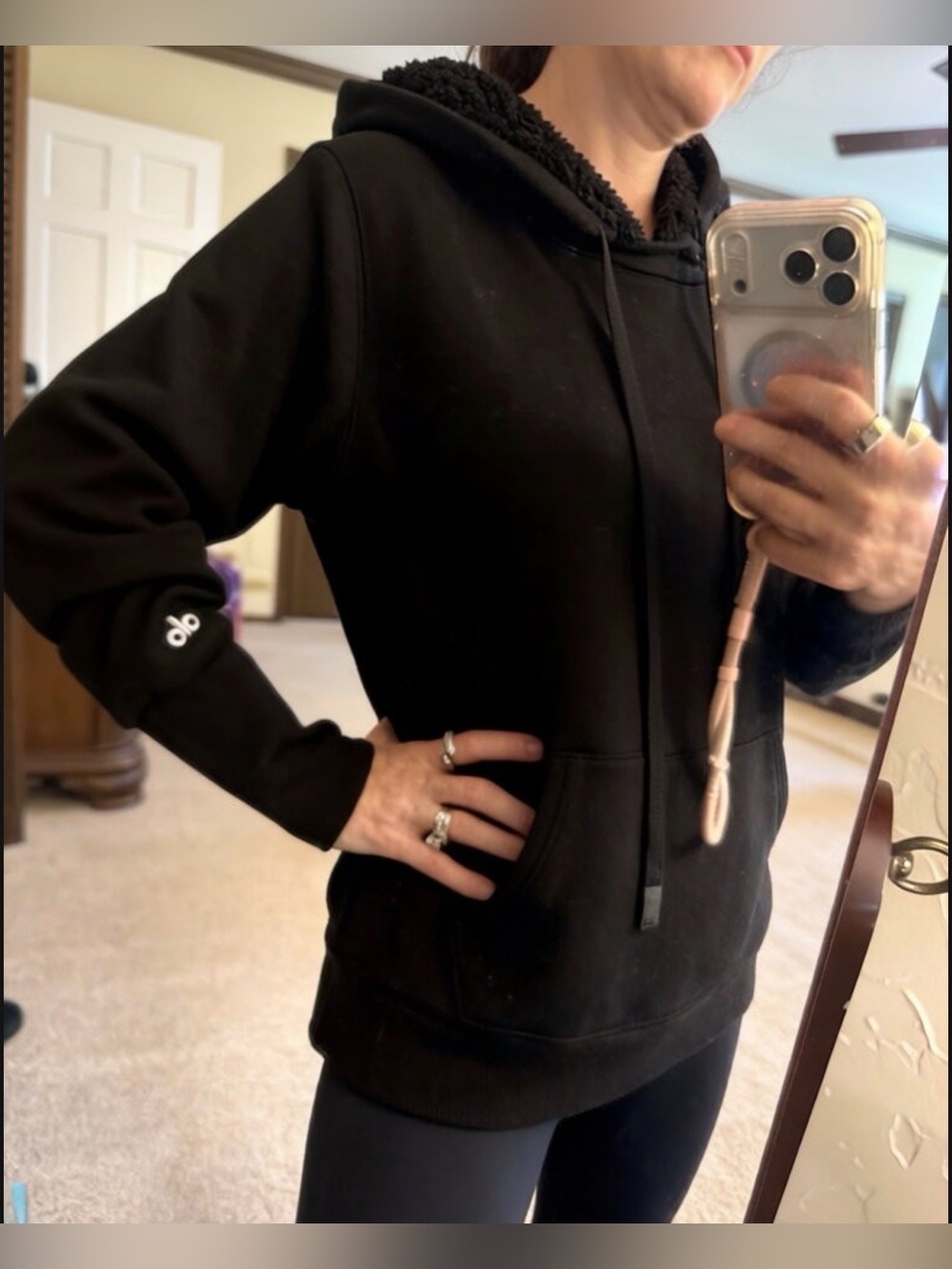ALO Yoga Hoodie, Size Medium
